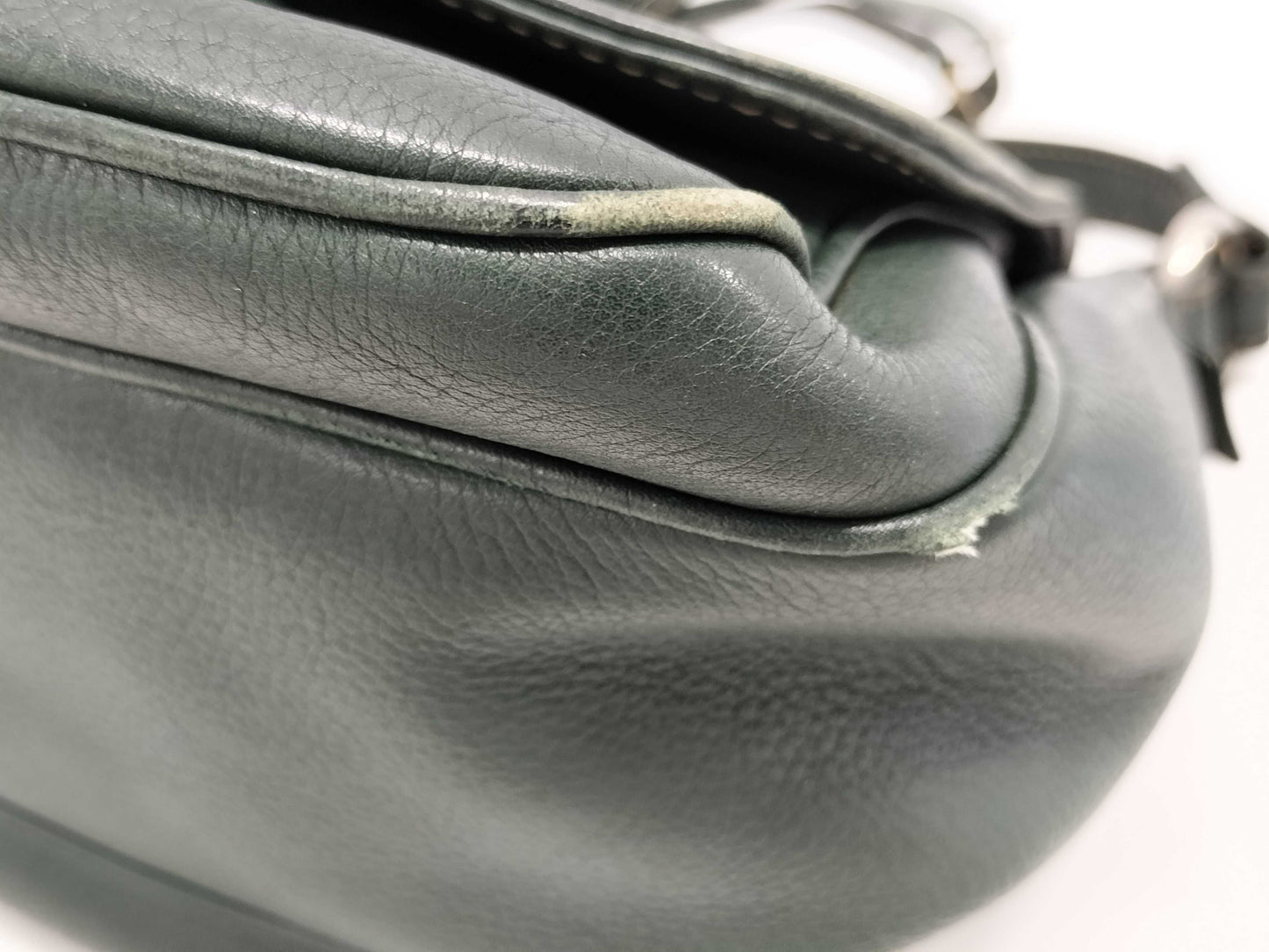 LOEWE Green Anagram Shoulder Bag