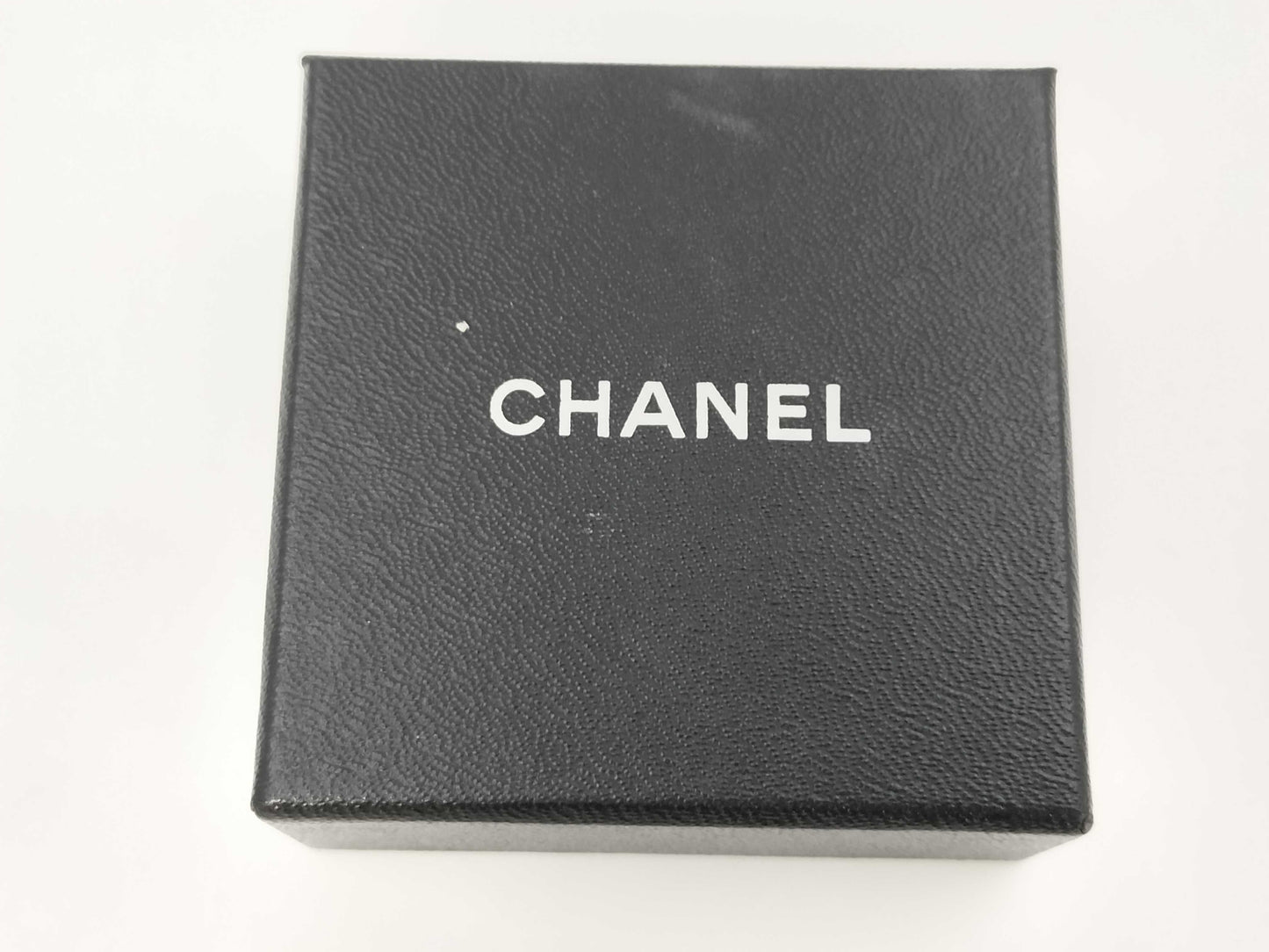CHANEL CHANEL Coco Mark Swing Earrings with Black Stone