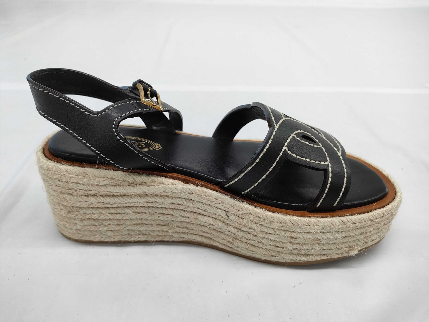 TODS Kate Sandals Black Sandals