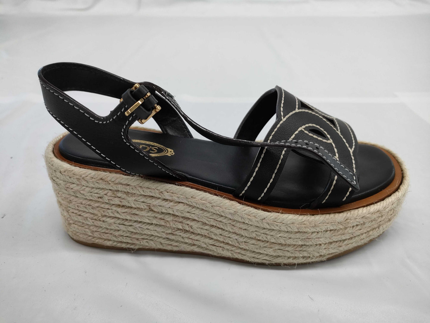 TODS Kate Sandals Black Sandals