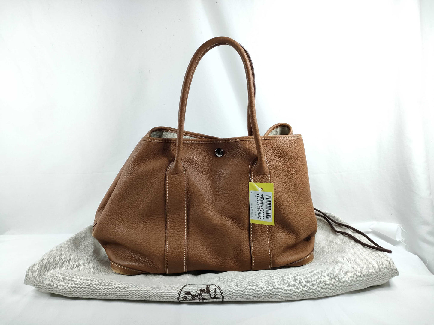 HERMES Garden Party Hermes Garden Party MM □N Stamped Tote Bag