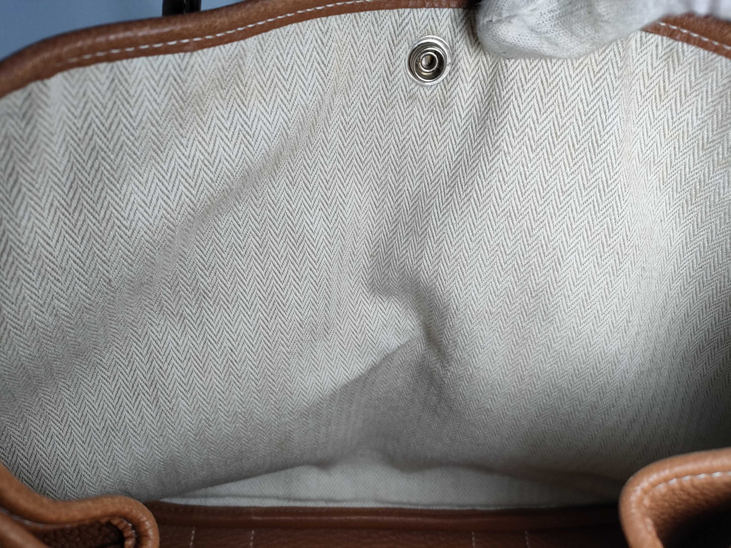 HERMES Garden Party Hermes Garden Party MM □N Stamped Tote Bag