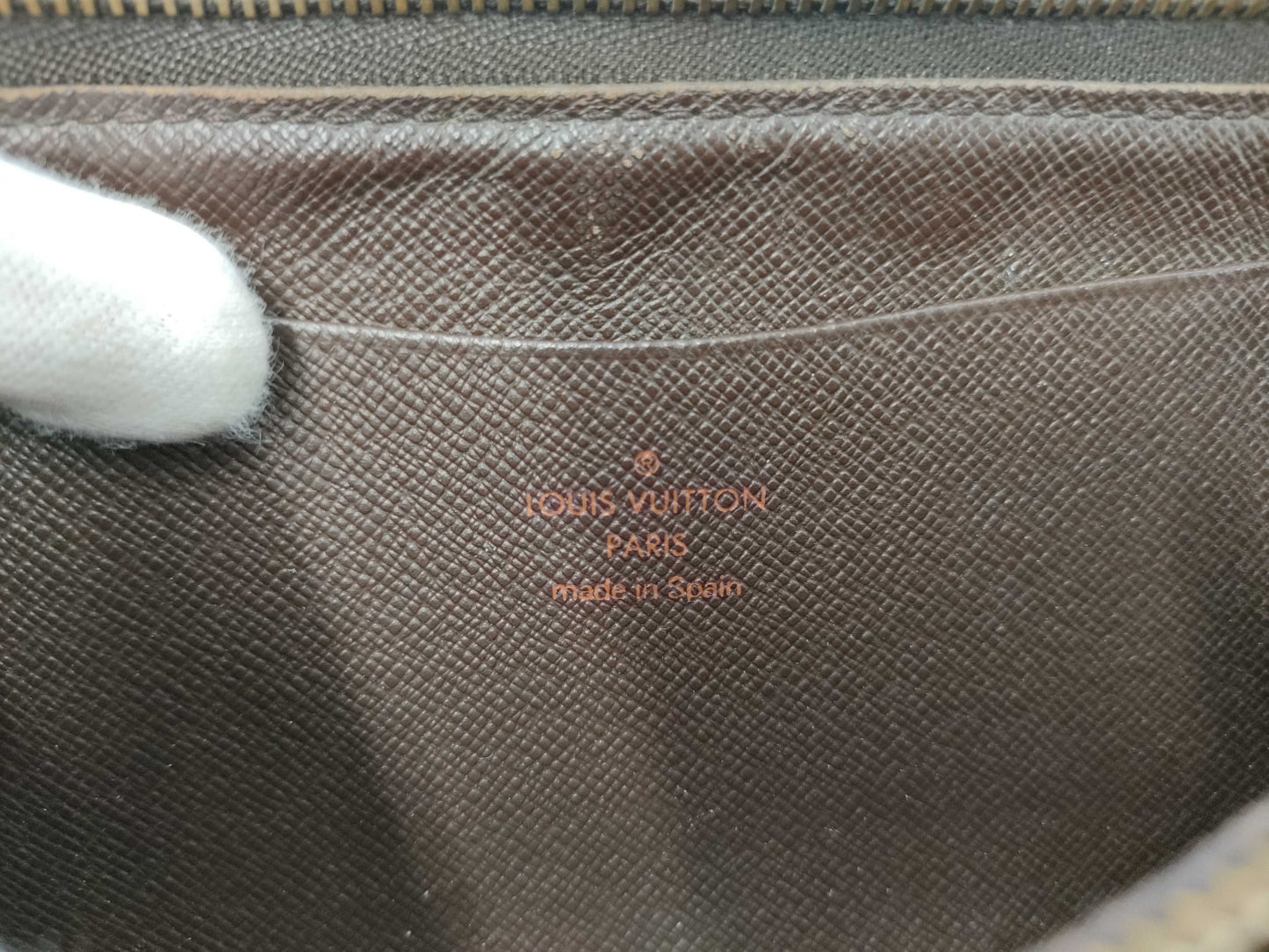 LOUIS VUITTON Damier Porte Monnaie Zippy Wallet Long Wallet
