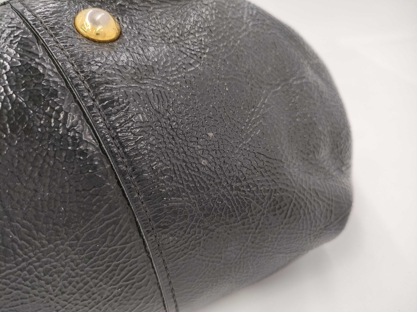 PRADA PRADA Patent Leather Hand Shoulder Tote Bag 2WAY Bag