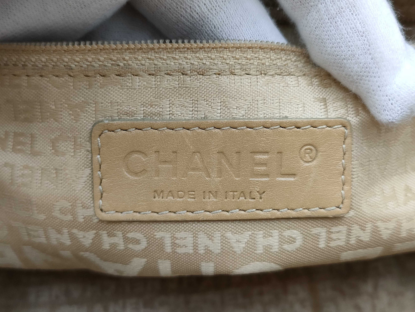 CHANEL CHANEL Chocolate Bar Mini Boston Bag Handbag