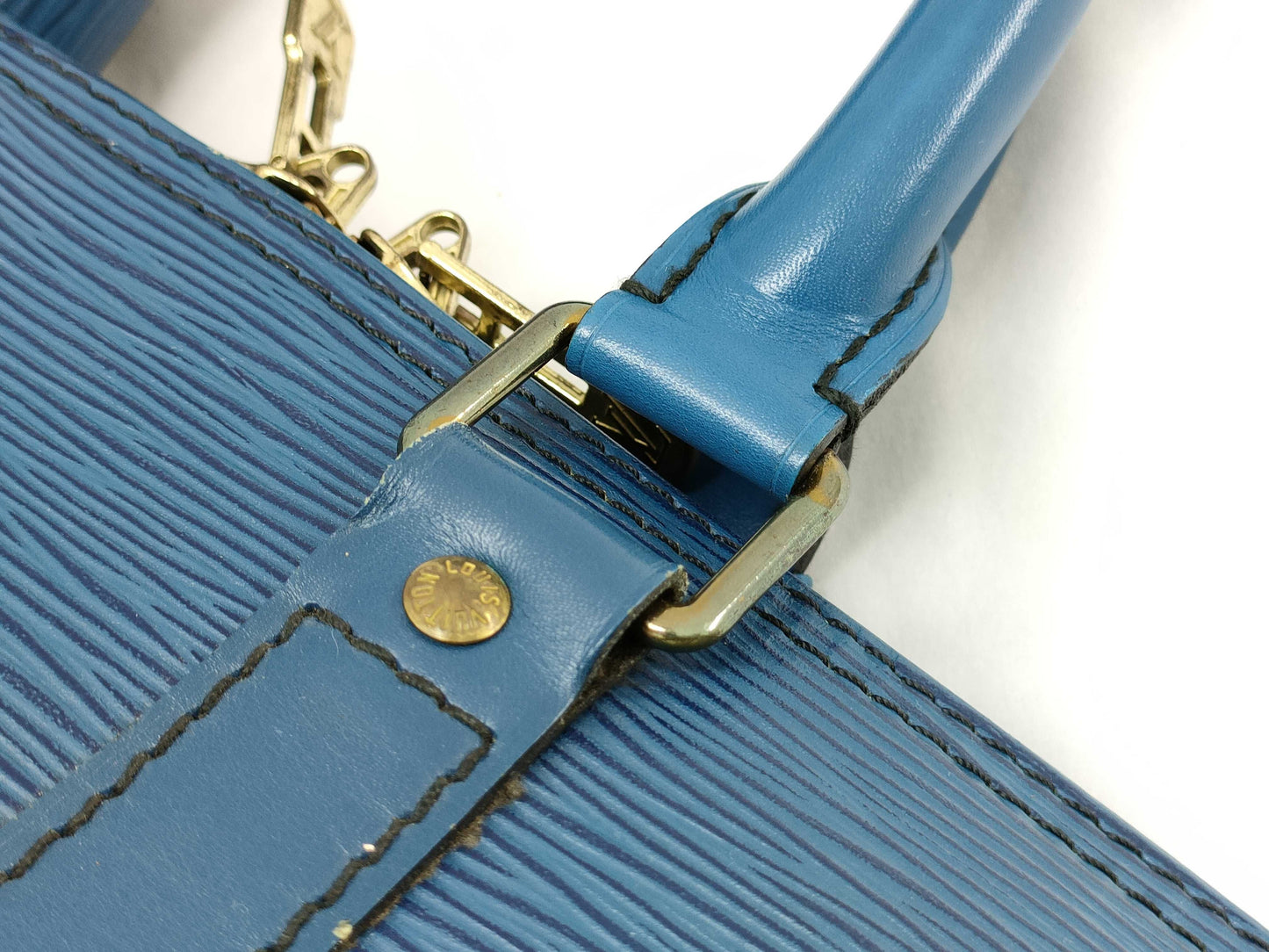 LOUIS VUITTON Epi Keepall 45 Boston Bag M42975