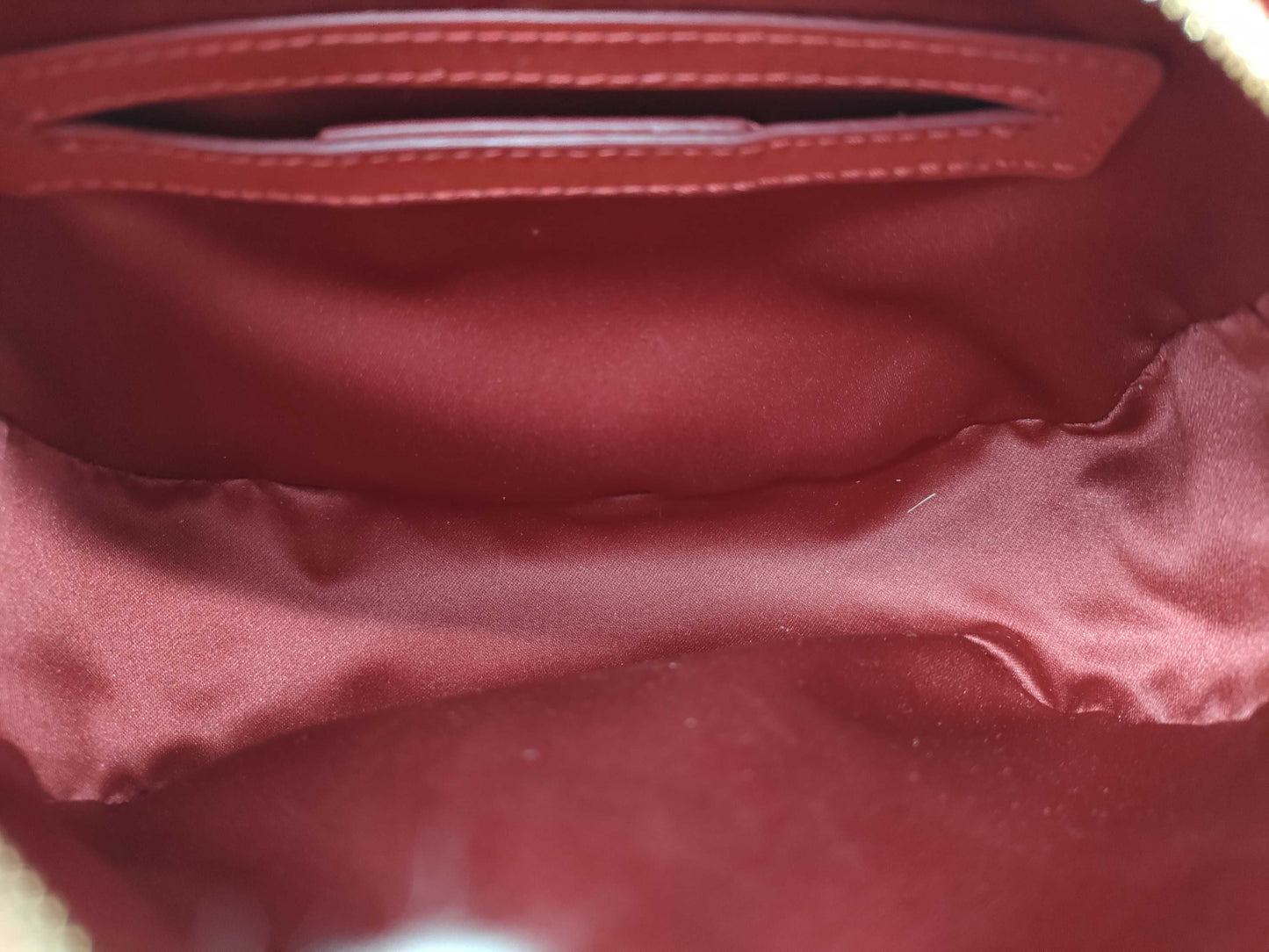 Salvatore Ferragamo Gancini Mini Shoulder Bag in Red