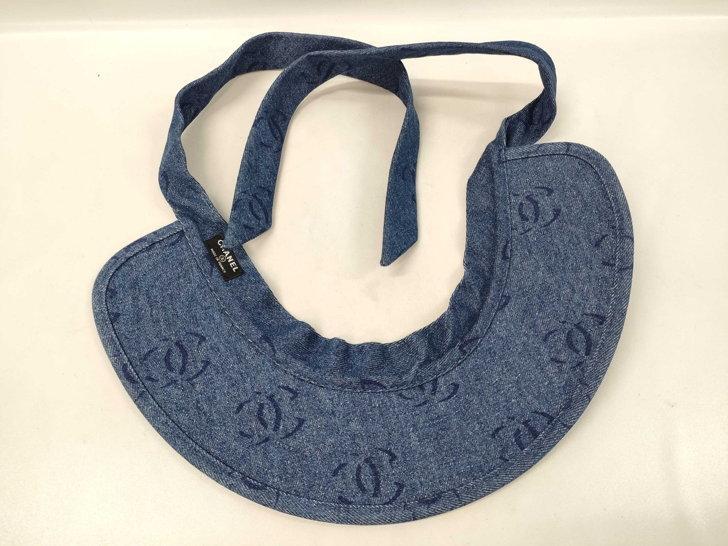 CHANEL Chanel Sun Visor Denim Coco Mark Hat Other Apparel