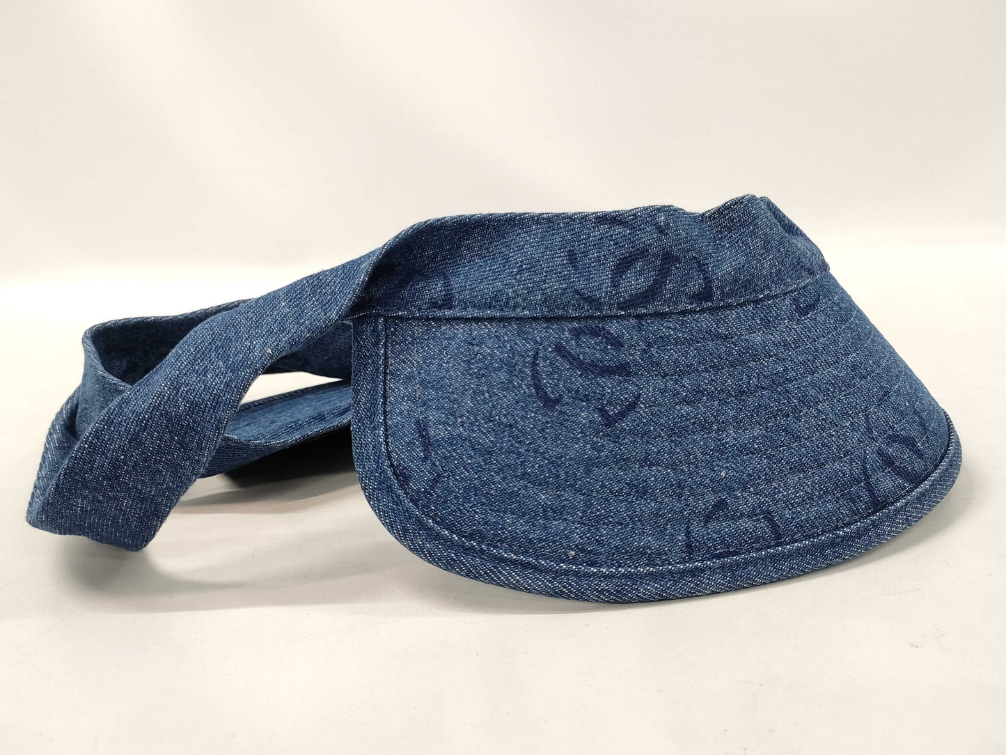 CHANEL Chanel Sun Visor Denim Coco Mark Hat Other Apparel