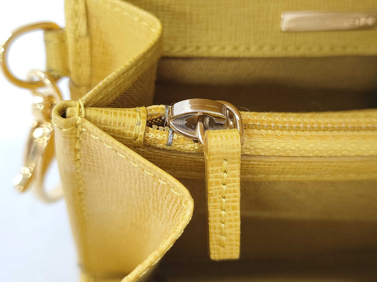 FENDI Zucca pattern wallet, yellow