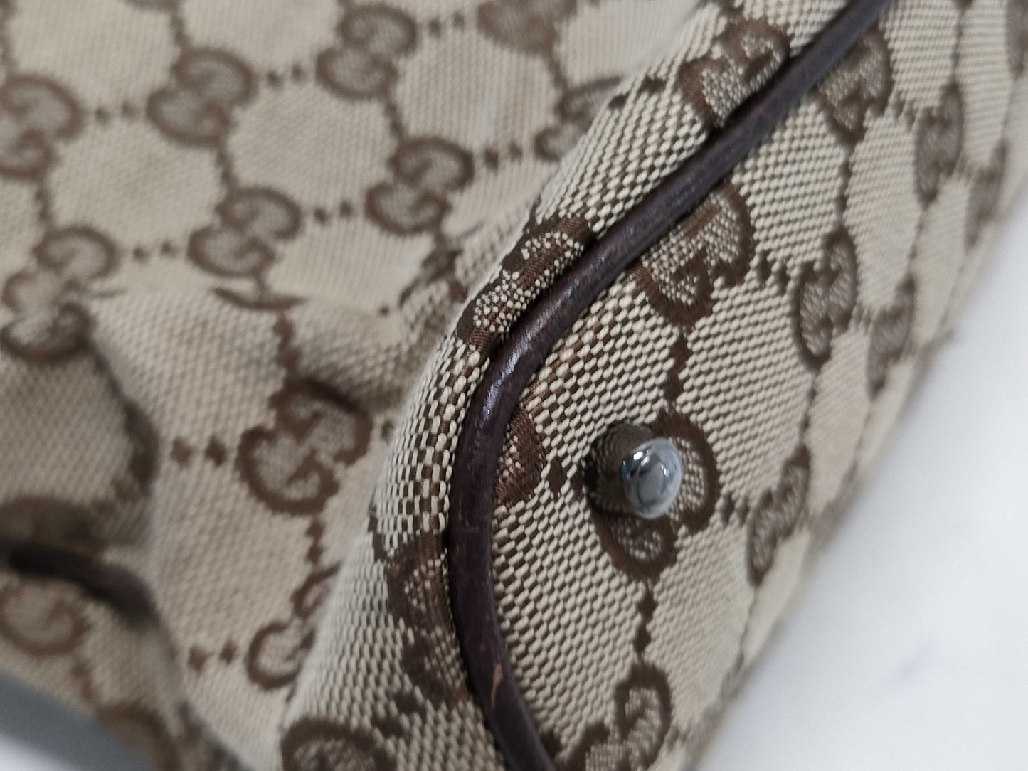 GUCCI GG Canvas 113016 Tote Bag