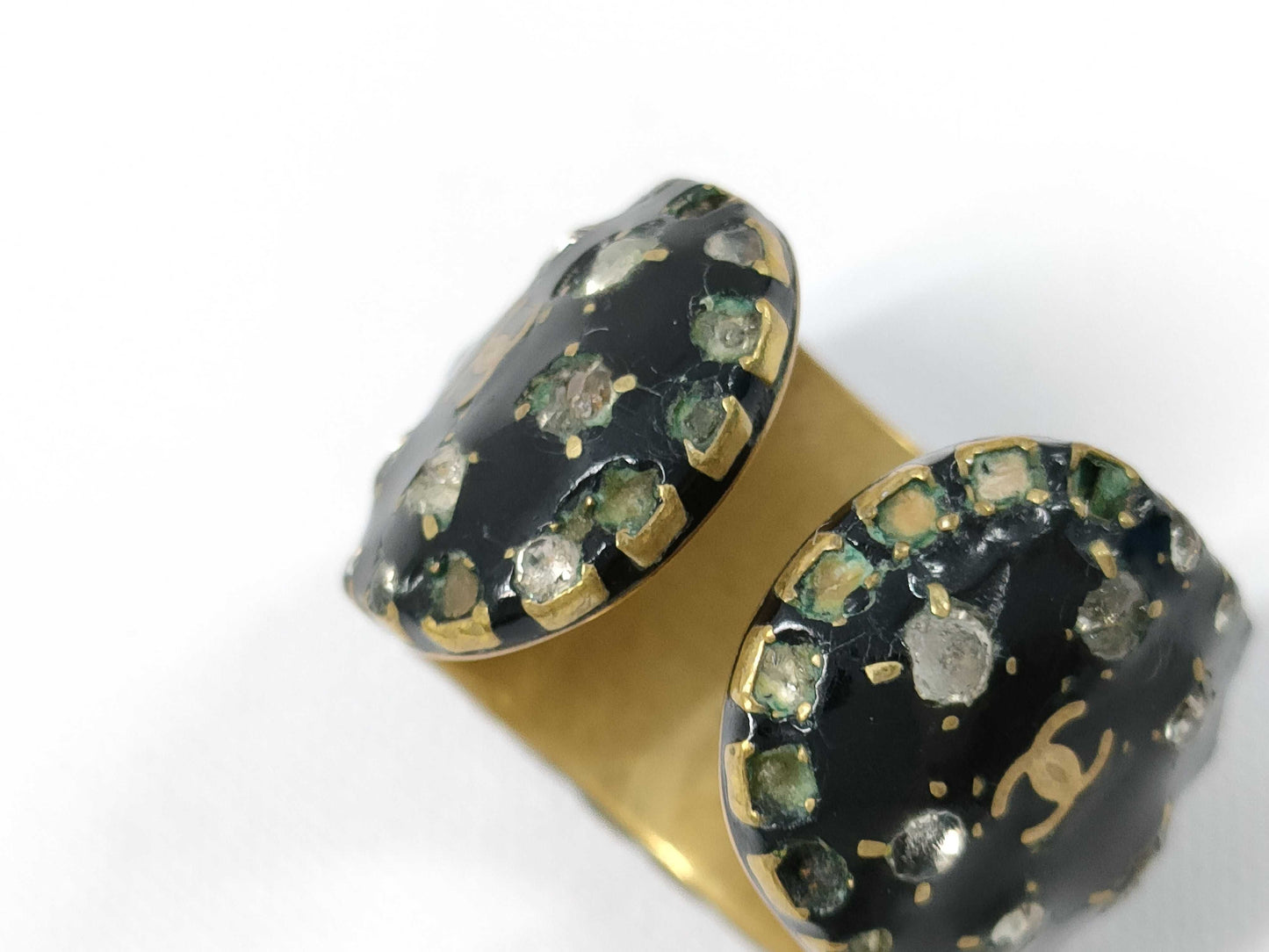 CHANEL Rhinestone Ring