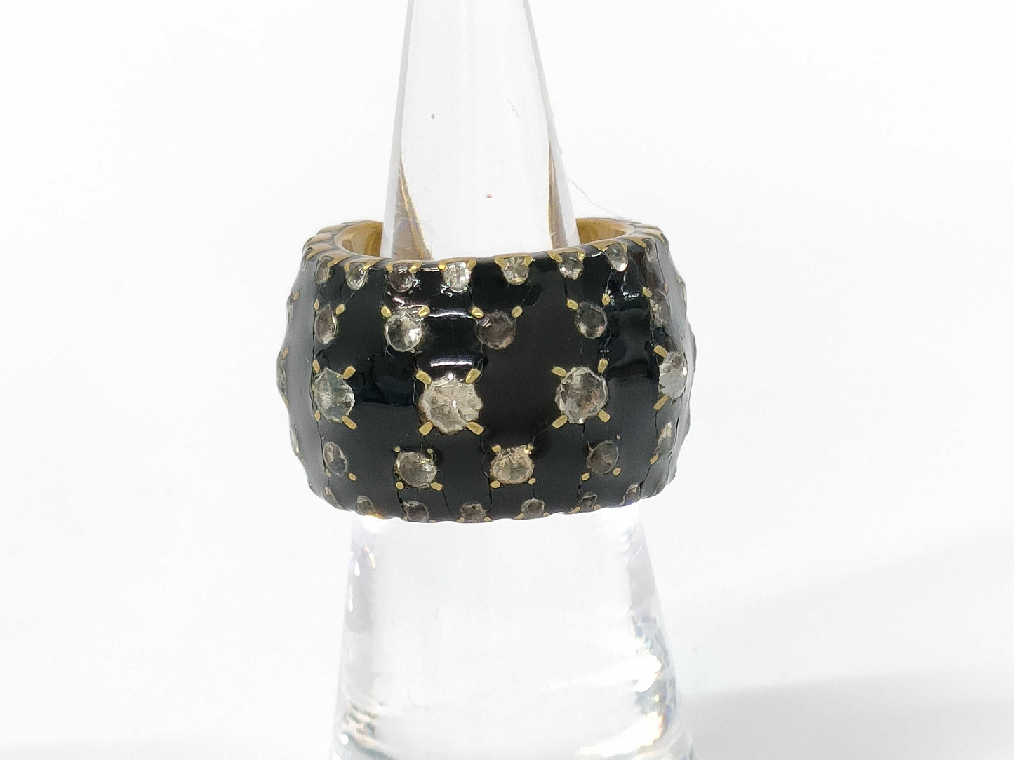 CHANEL Rhinestone Ring