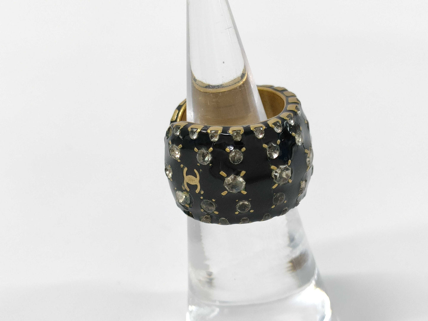CHANEL Rhinestone Ring