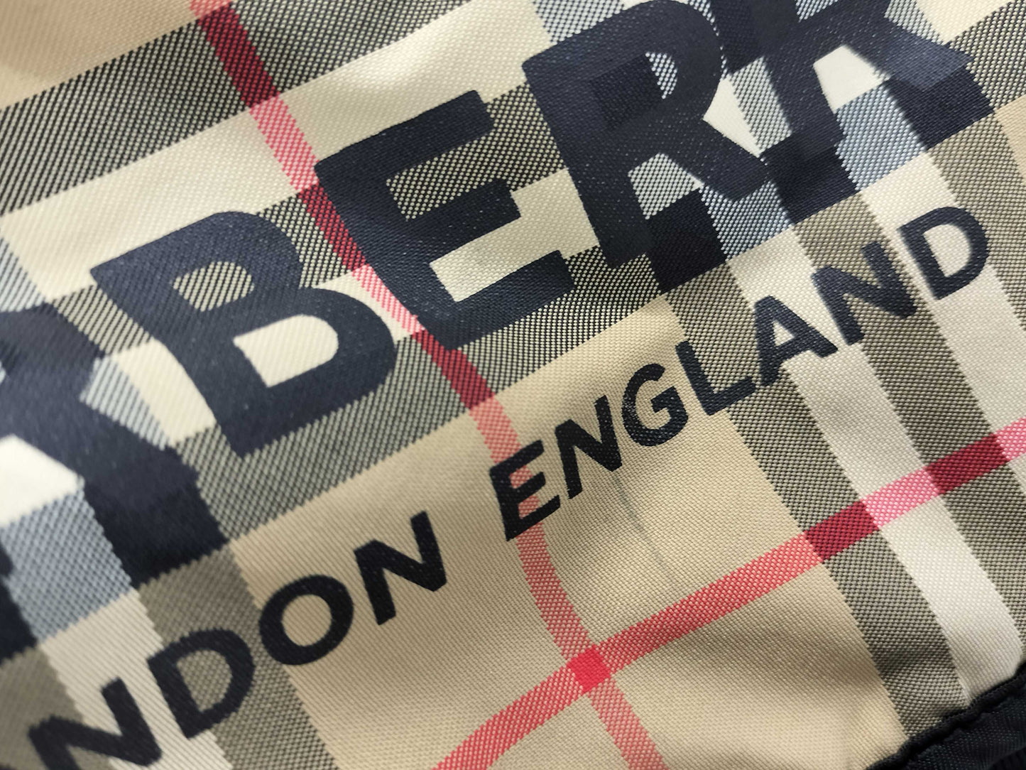 BURBERRY Nova Check Backpack Nylon Rucksack
