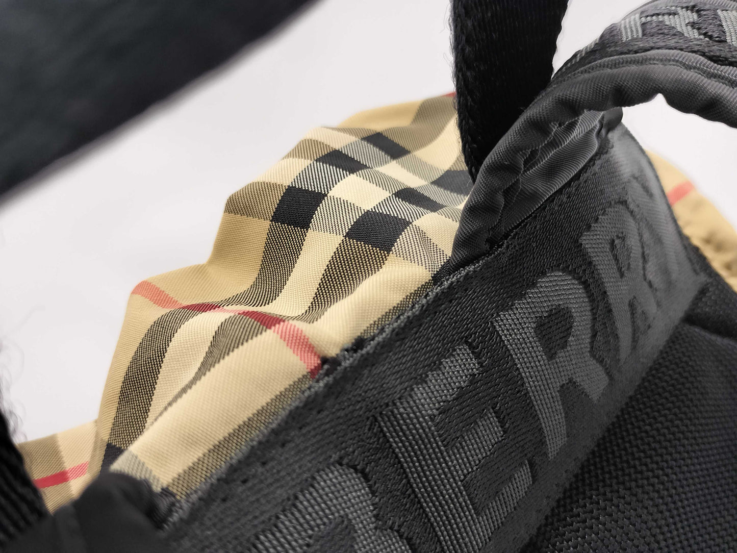 BURBERRY Nova Check Backpack Nylon Rucksack