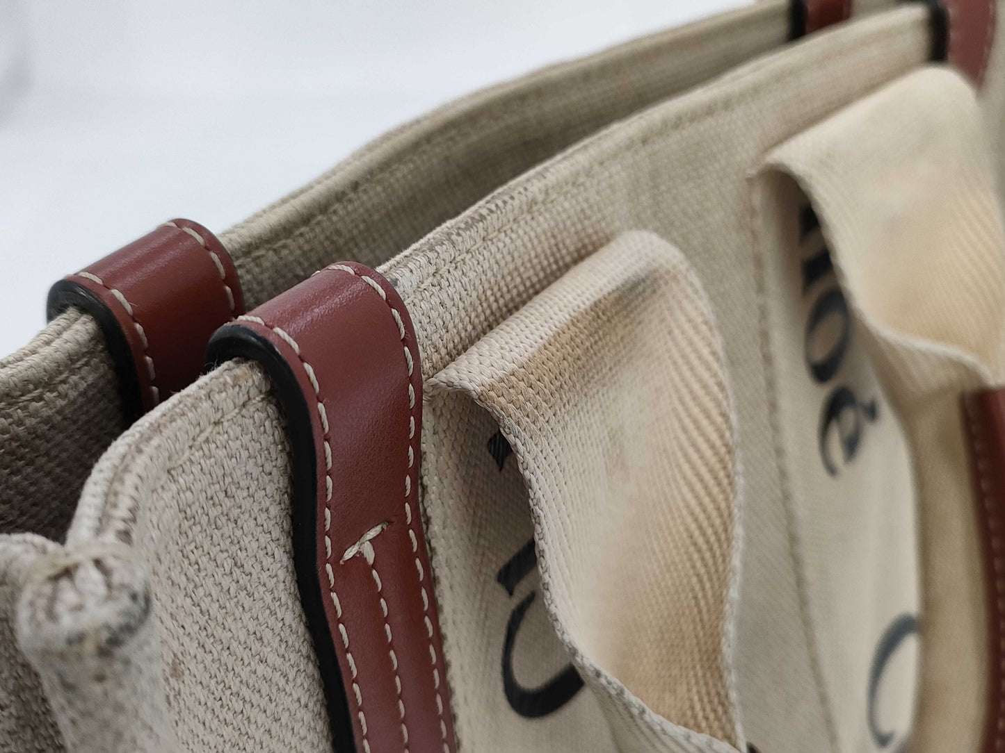 Chloe Woody Small 2-way Tote Bag Handbag