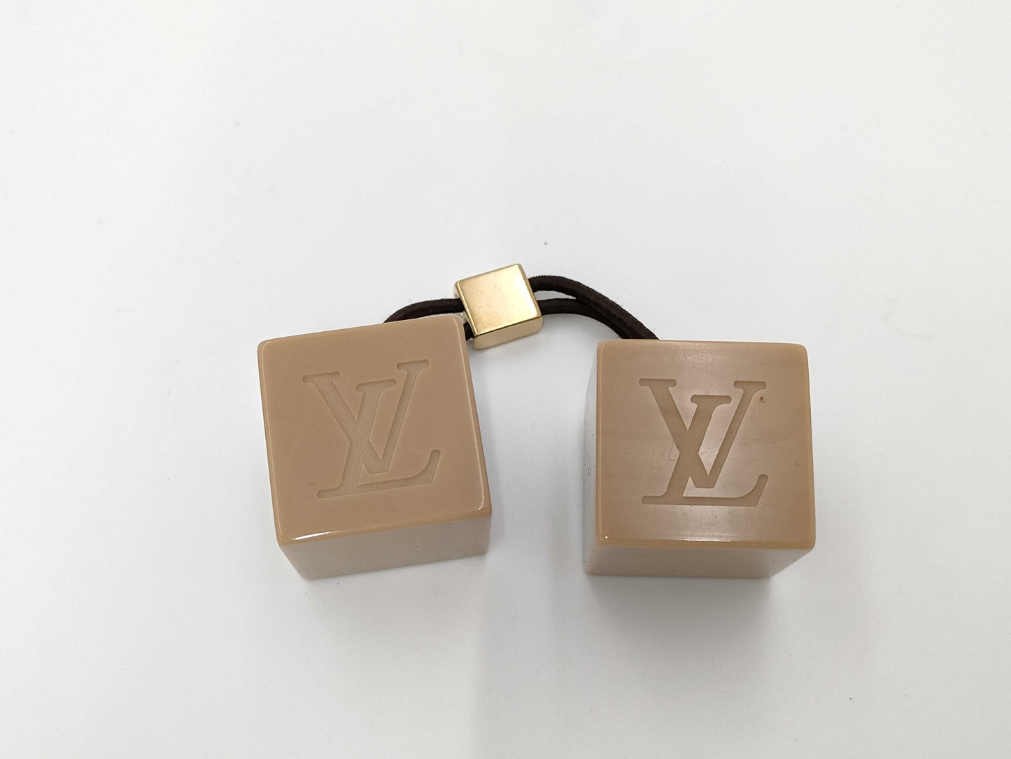 LOUIS VUITTON Hair Cube Elastic Hair Accessory