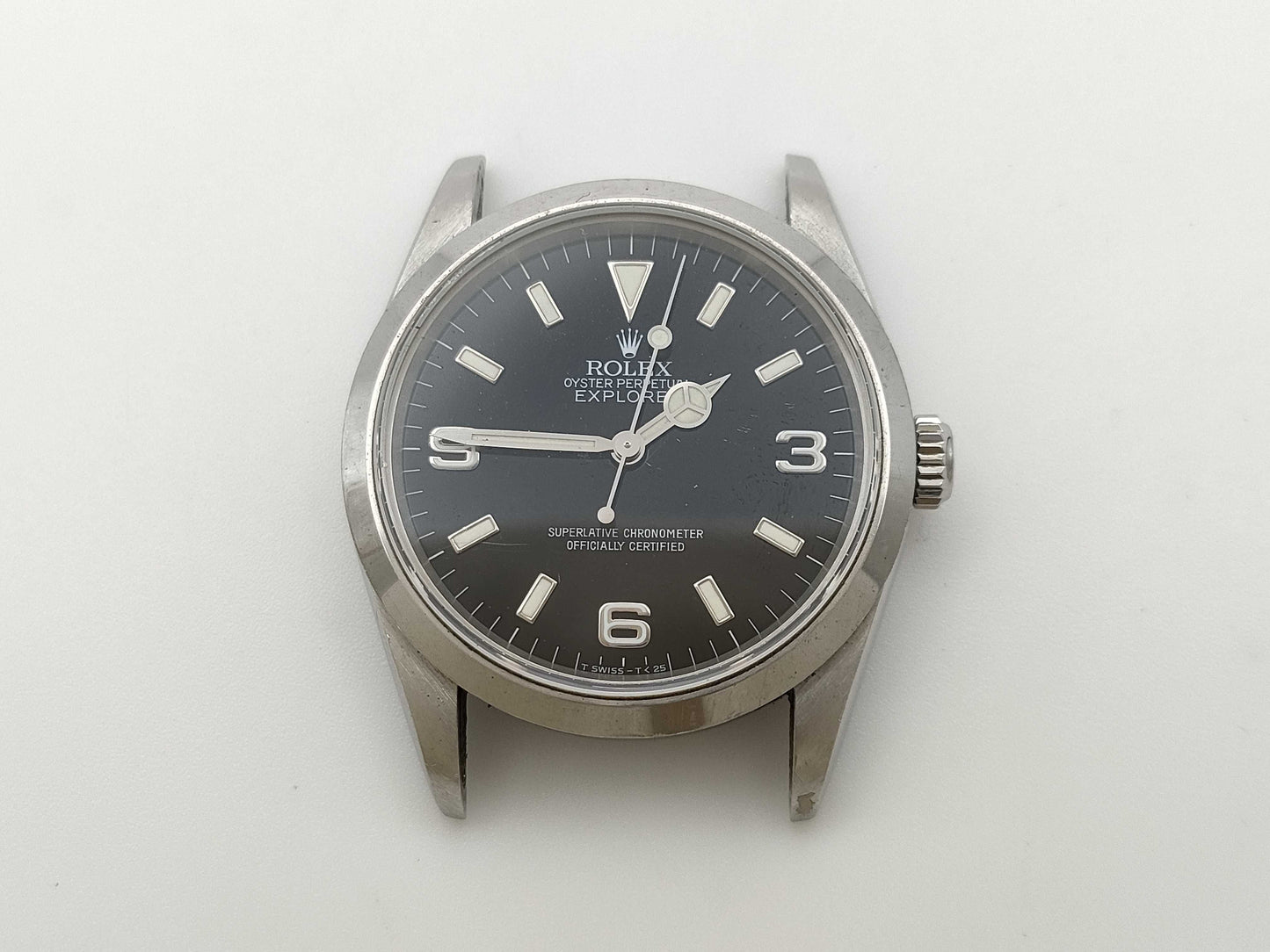 ROLEX Explorer I 14270 U387579 Black Dial Men's Watch