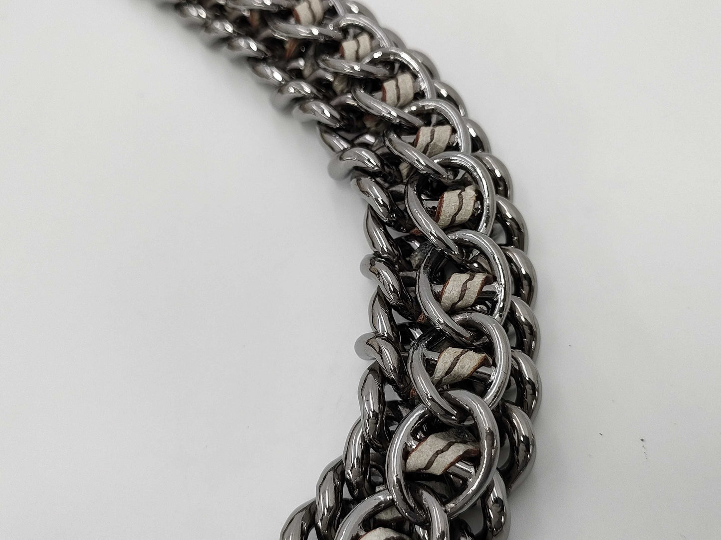 PRADA Prada Chain Beige Shoulder Bag