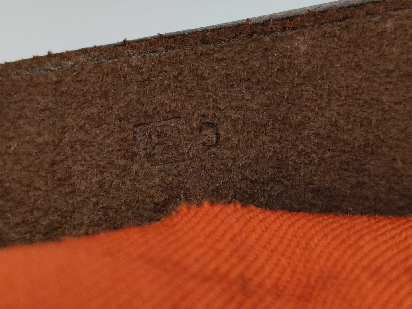 HERMES Hermes Airbag TPM □H Orange Shoulder Bag