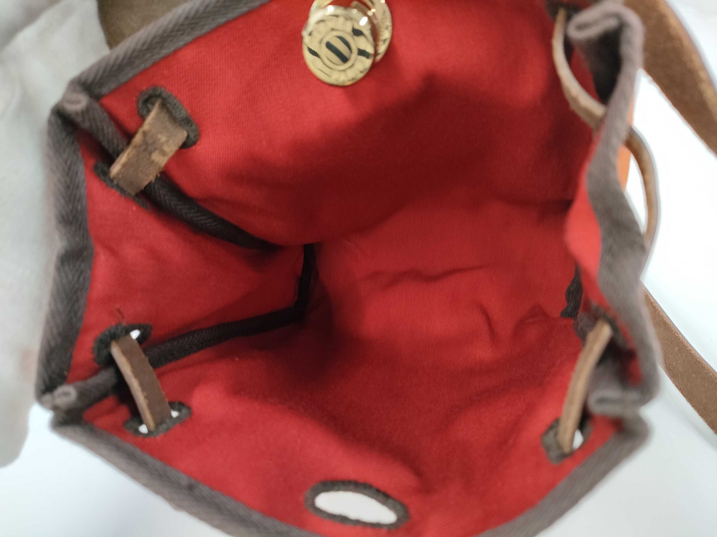 HERMES Hermes Airbag TPM □H Orange Shoulder Bag
