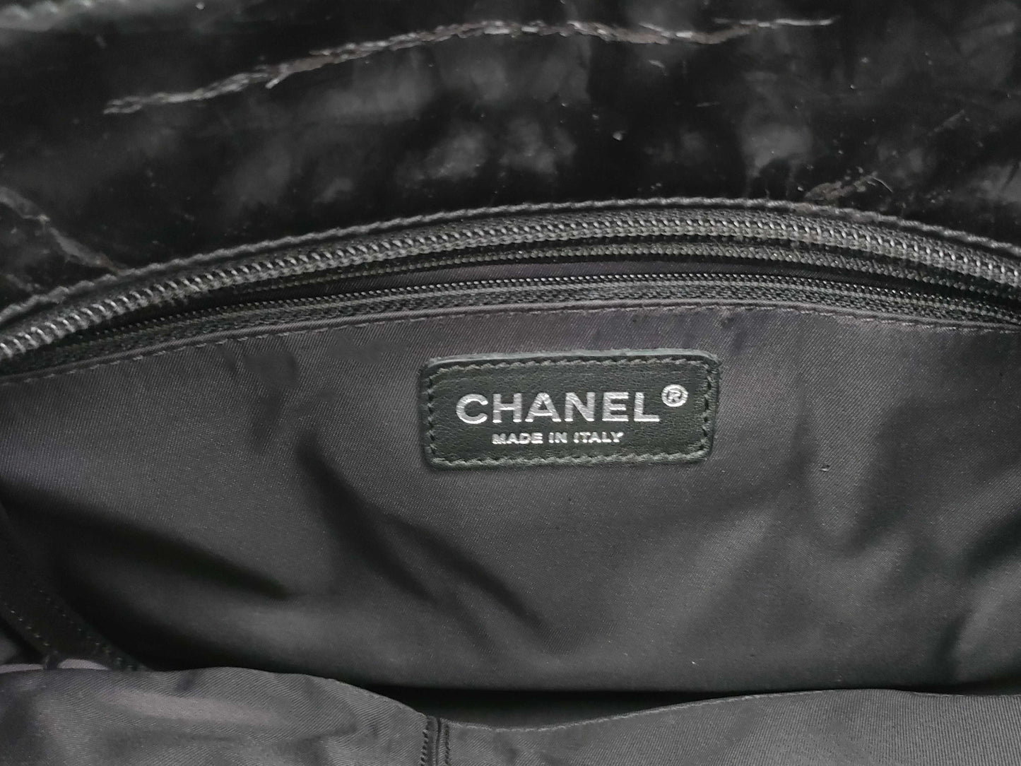 CHANEL Paris-Biarritz Patent No. 13 Black Tote Bag