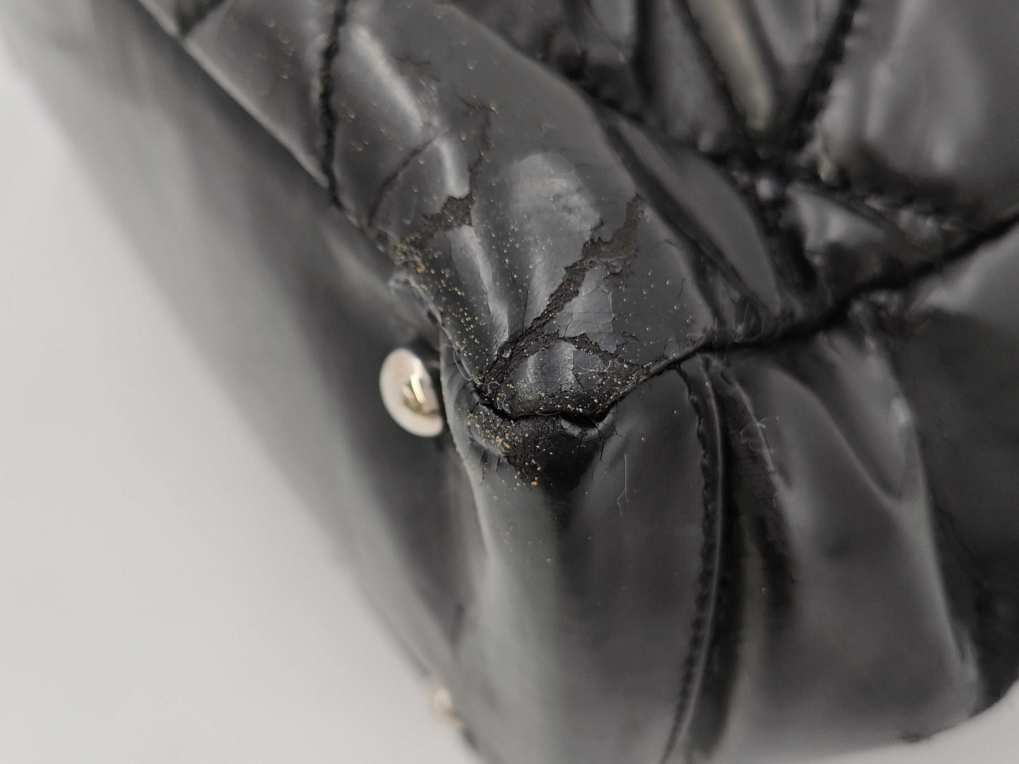 CHANEL Paris-Biarritz Patent No. 13 Black Tote Bag