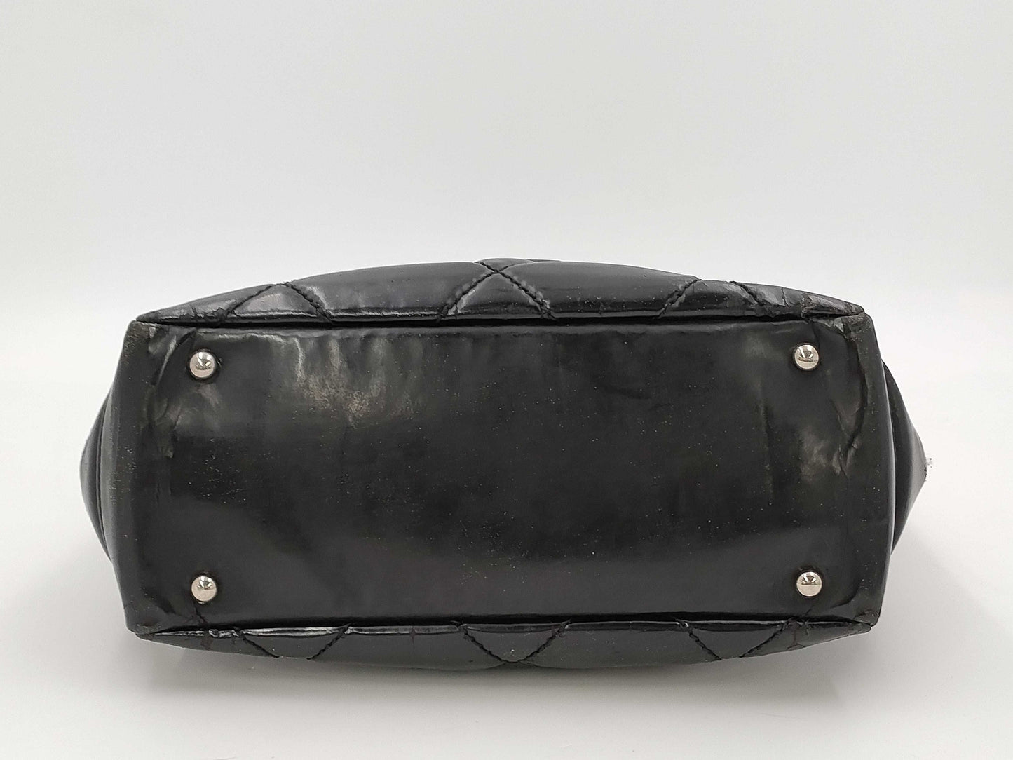 CHANEL Paris-Biarritz Patent No. 13 Black Tote Bag