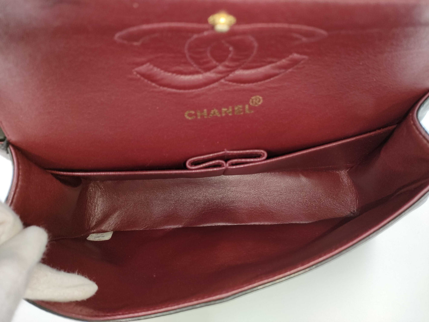 CHANEL Double Flap 25 Black Shoulder Bag, No. 4