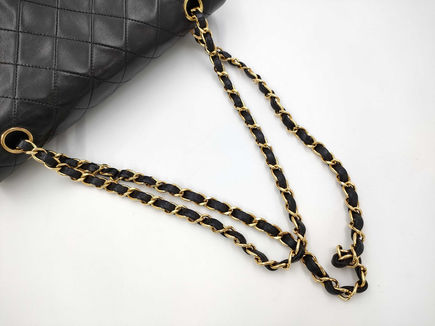 CHANEL Double Flap 25 Black Shoulder Bag, No. 4