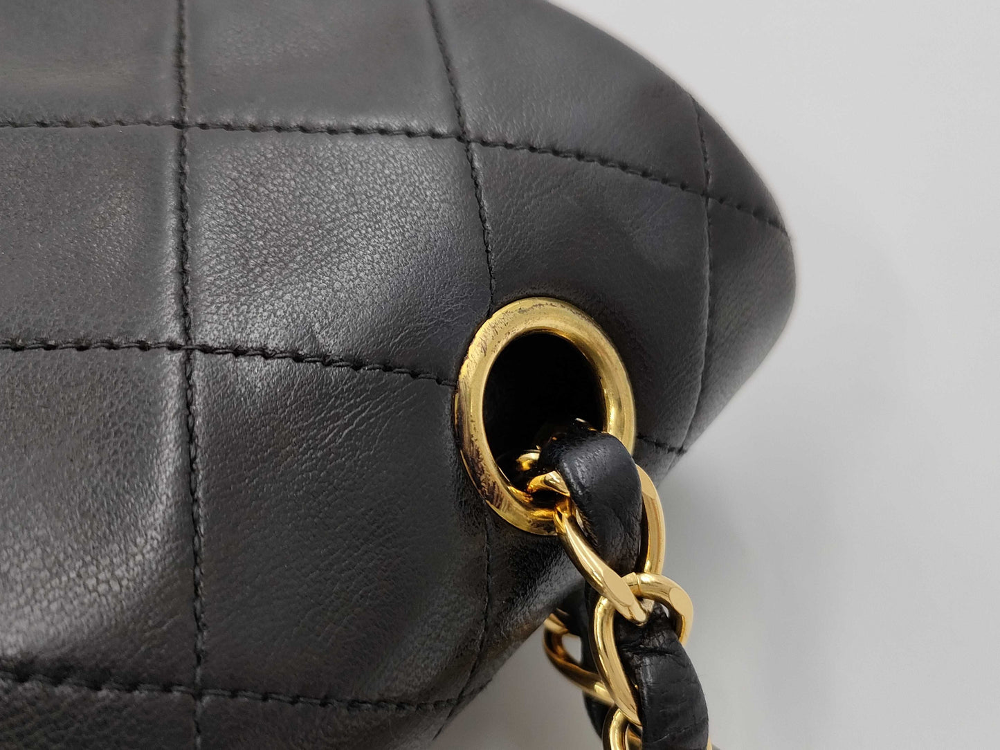 CHANEL Double Flap 25 Black Shoulder Bag, No. 4