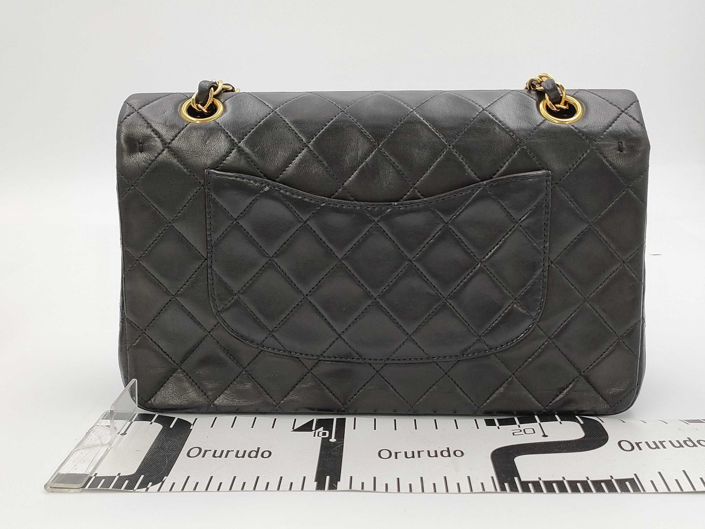 CHANEL Double Flap 25 Black Shoulder Bag, No. 4