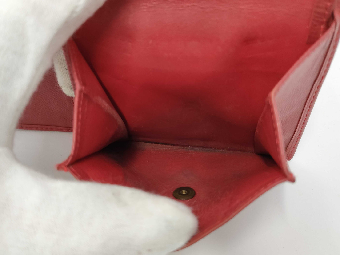 Yves Saint Laurent YSL Red Wallet