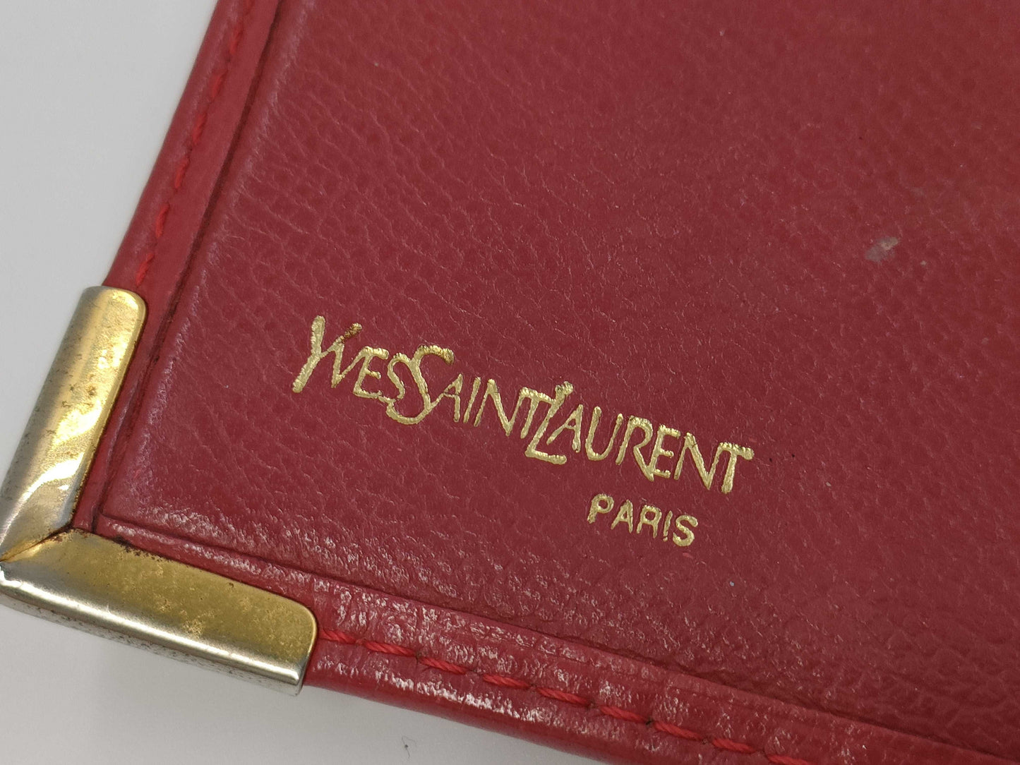 Yves Saint Laurent YSL Red Wallet