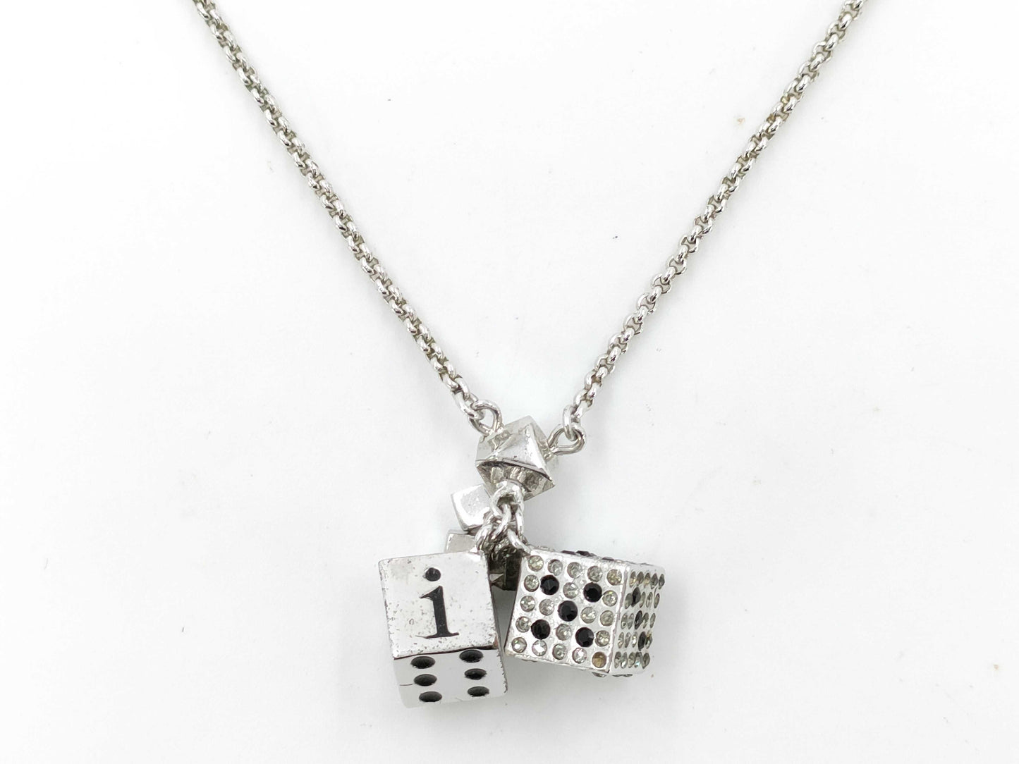 Dior Logo Dice Necklace
