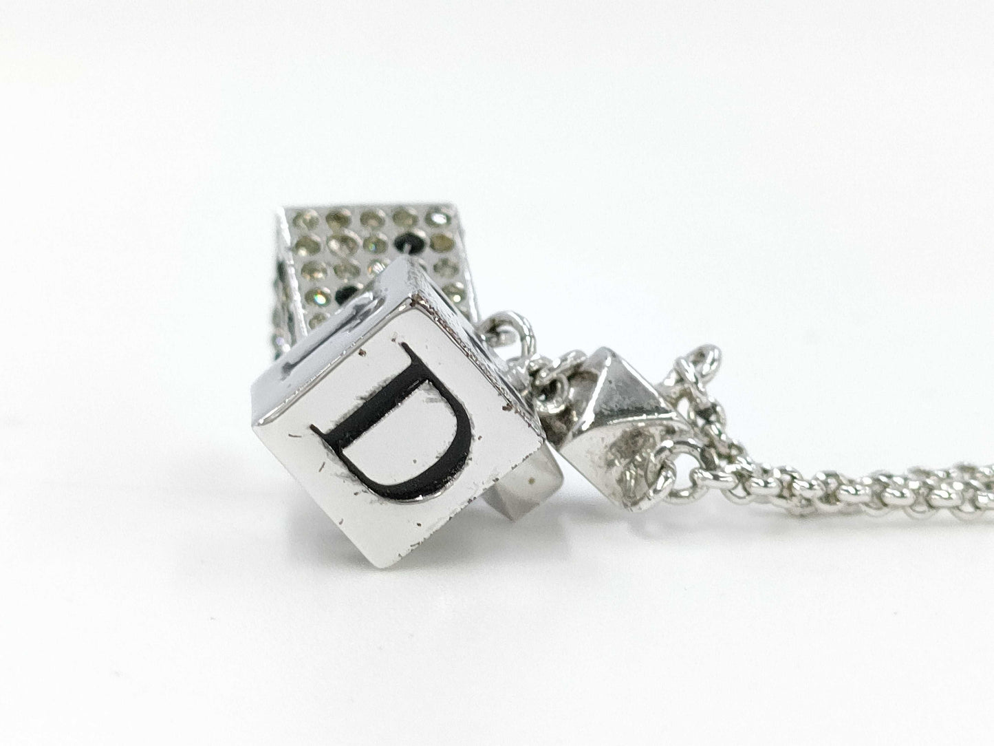 Dior Logo Dice Necklace