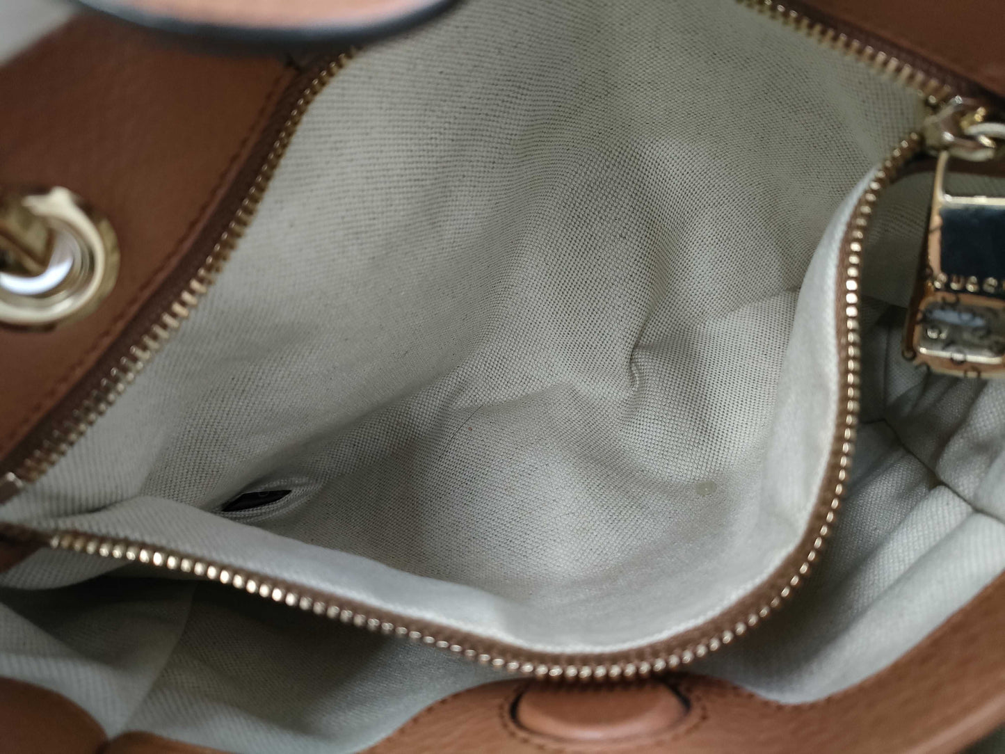GUCCI Bamboo 2-Way Brown Handbag