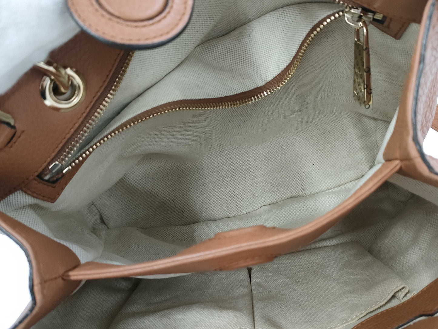 GUCCI Bamboo 2-Way Brown Handbag