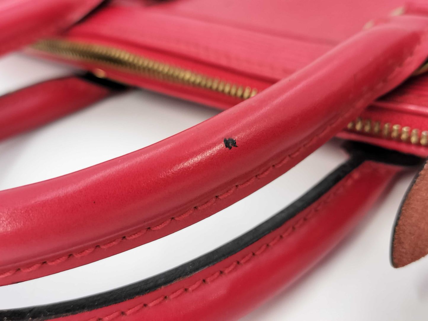 LOUIS VUITTON Epi Red Business Bag