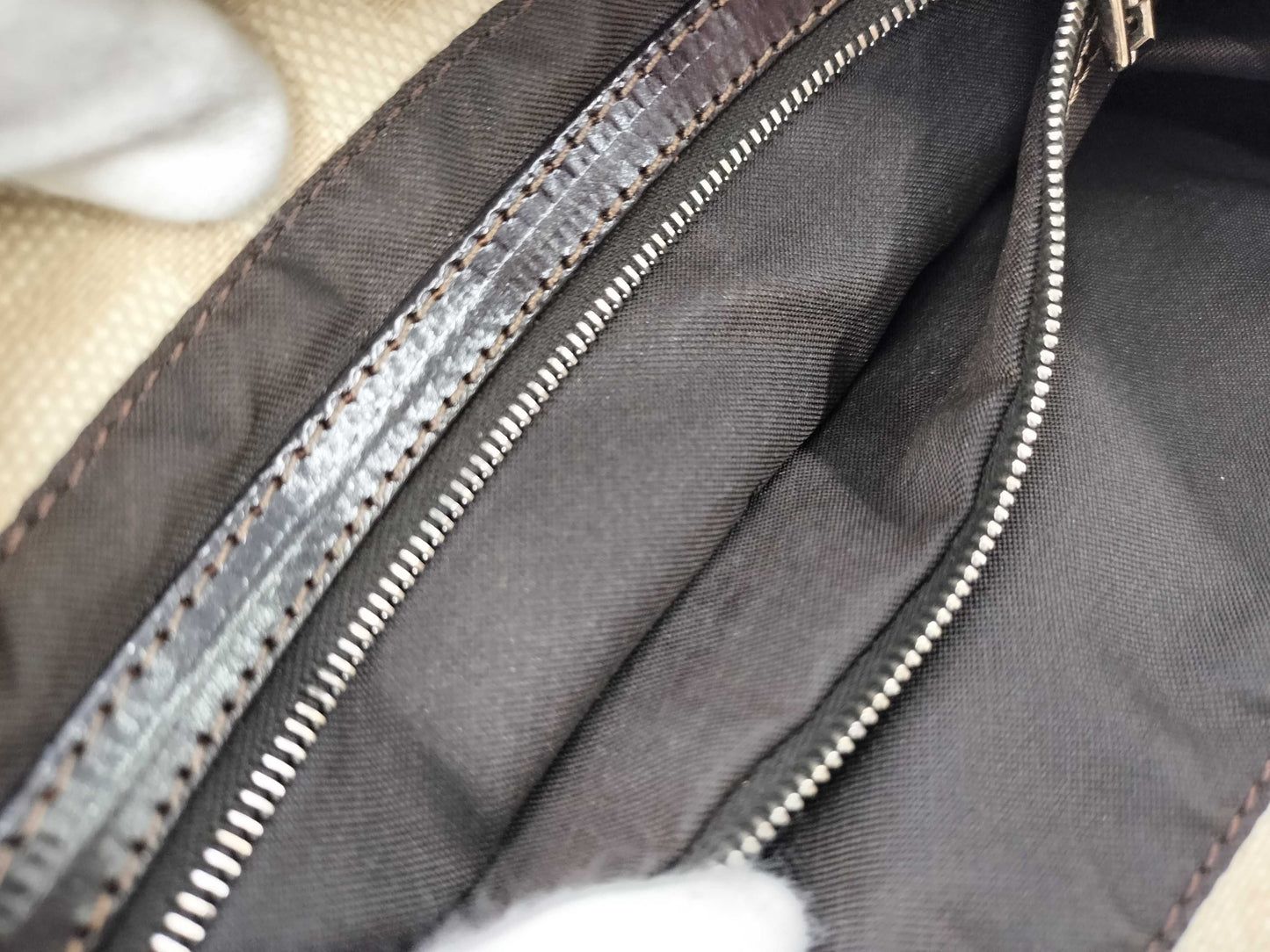 FENDI Zucca Mamma Bucket Shoulder Bag