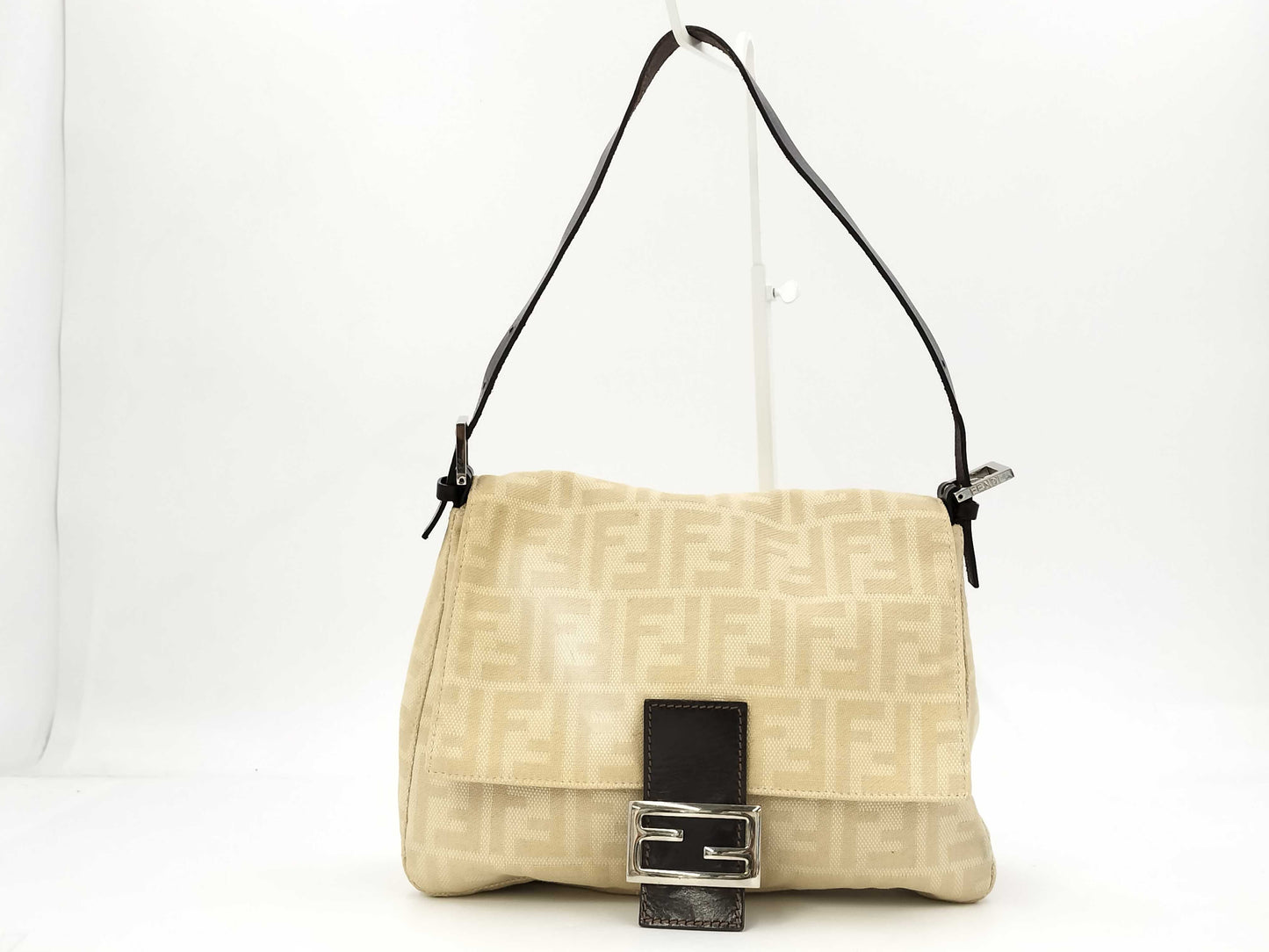 FENDI Zucca Mamma Bucket Shoulder Bag