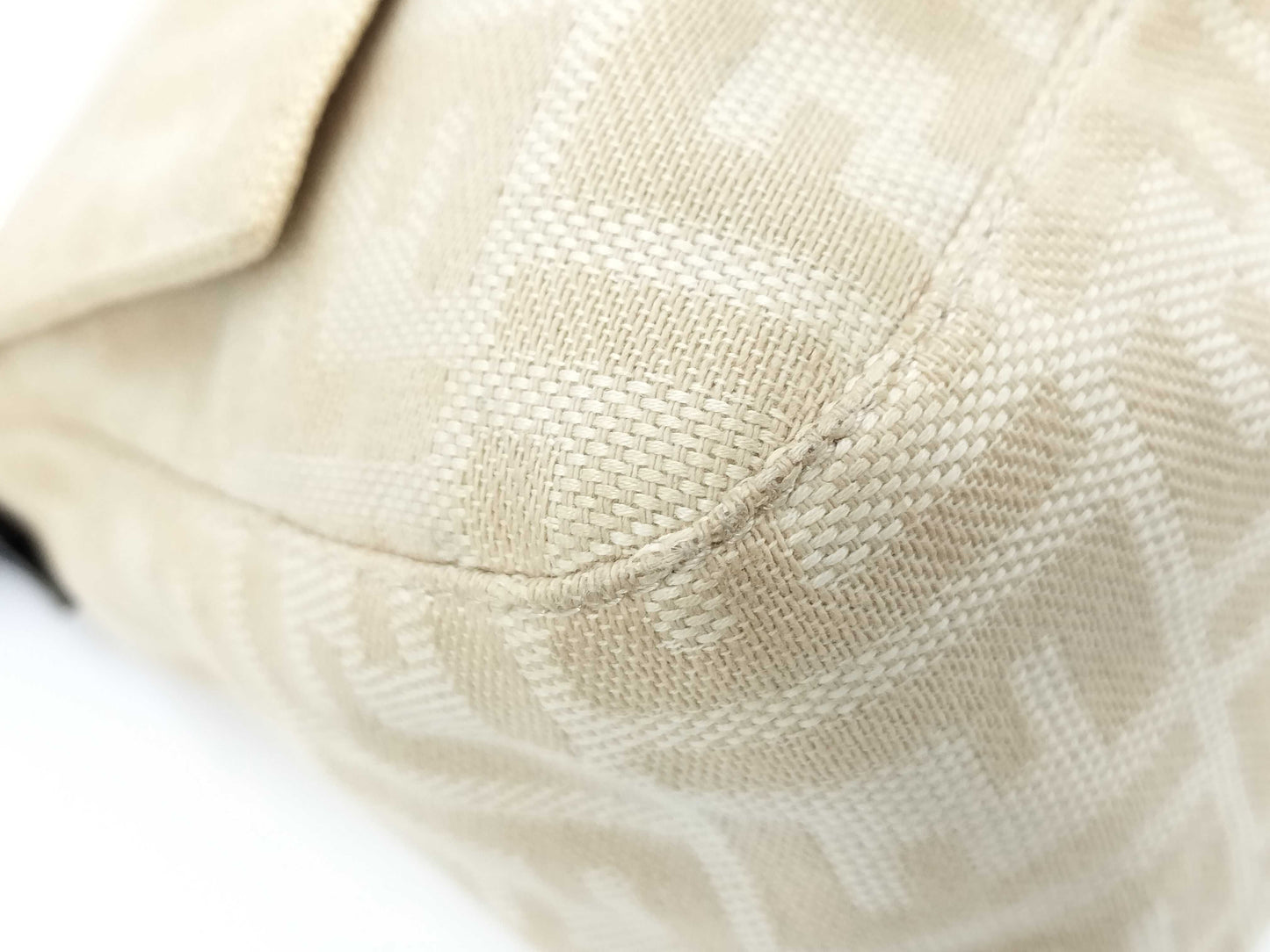 FENDI Zucca Mamma Bucket Shoulder Bag