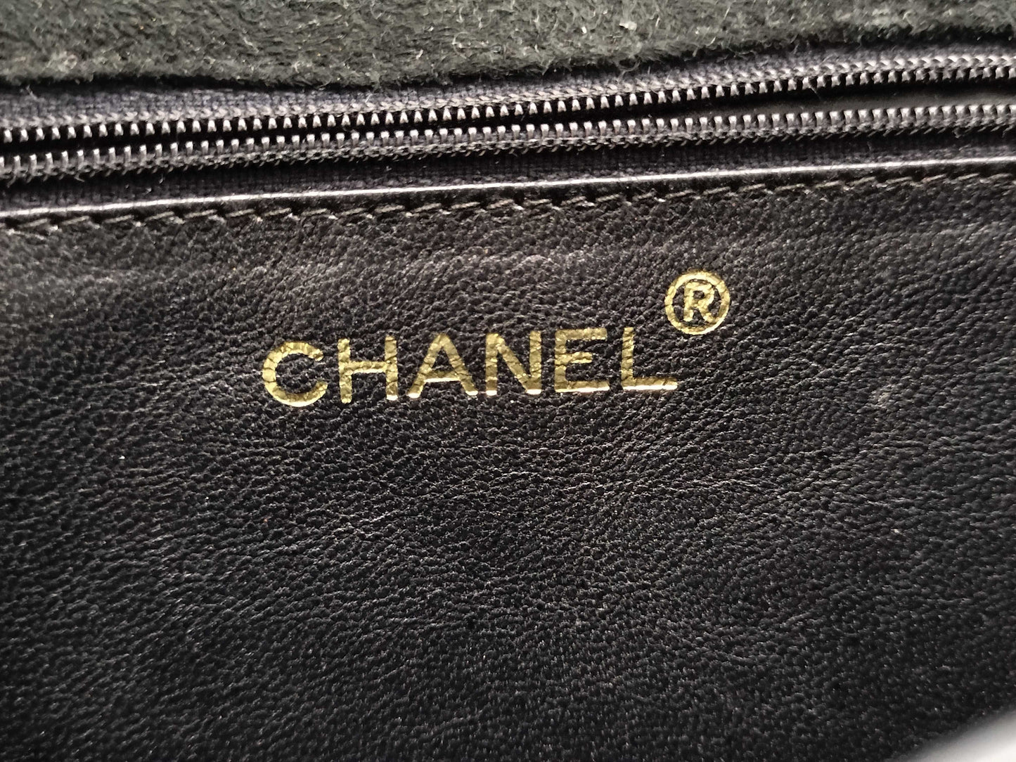 CHANEL Velour Shoulder Bag
