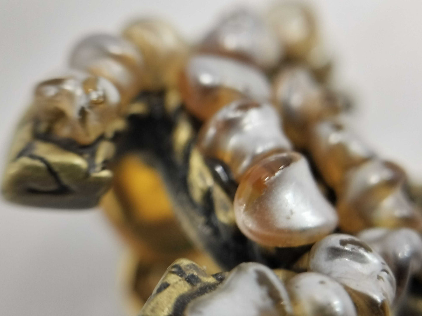 CHANEL Pearl Coco Mark Earrings