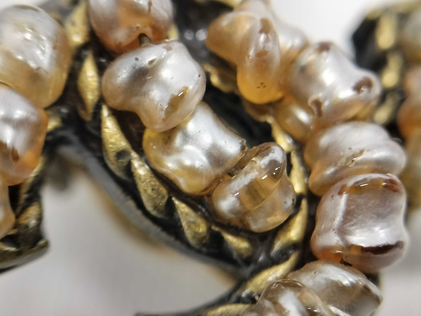 CHANEL Pearl Coco Mark Earrings