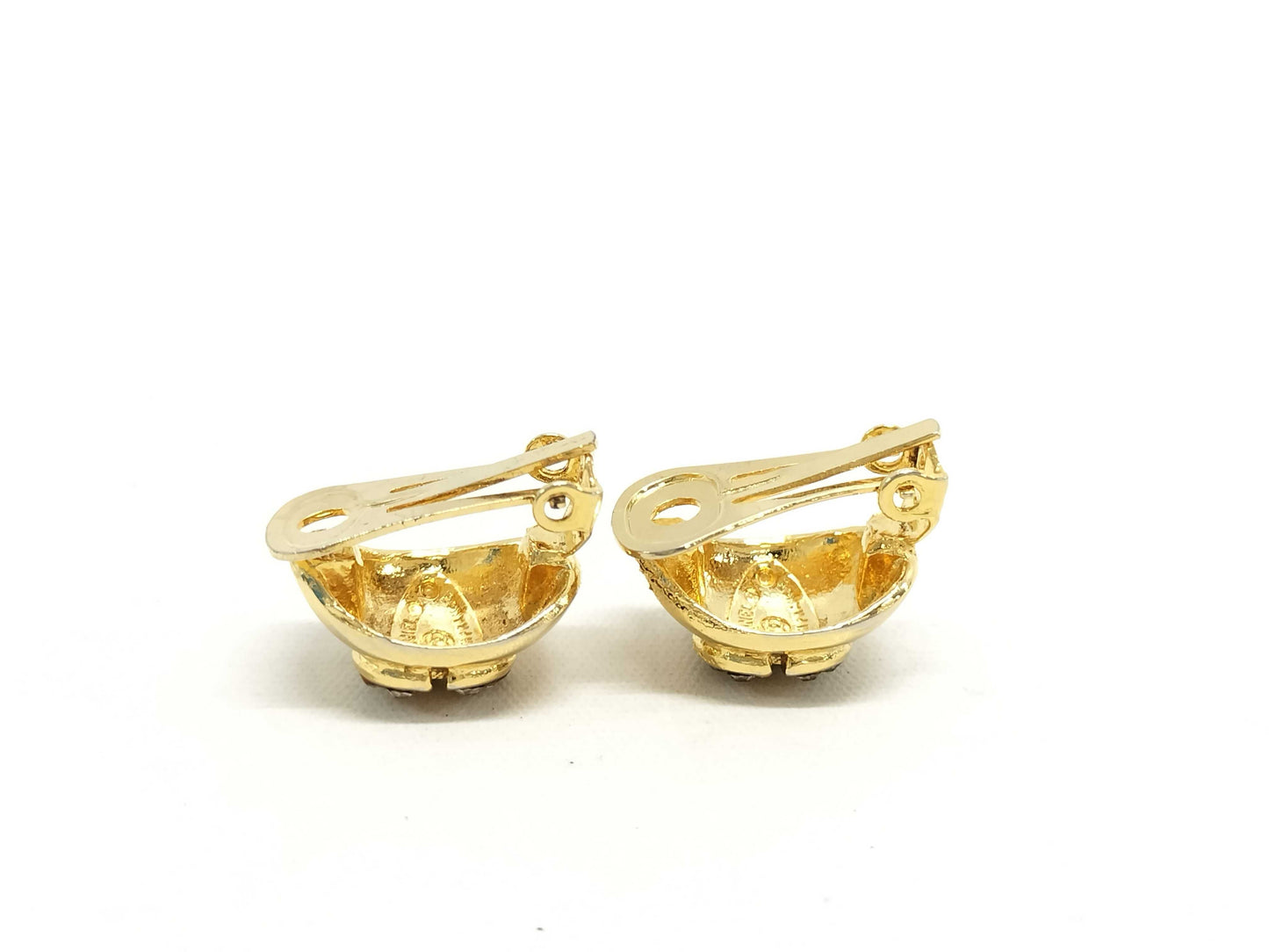 CHANEL Rhinestone Earrings