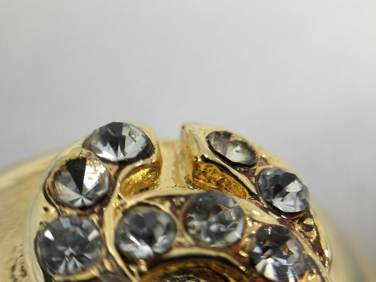 CHANEL Rhinestone Earrings