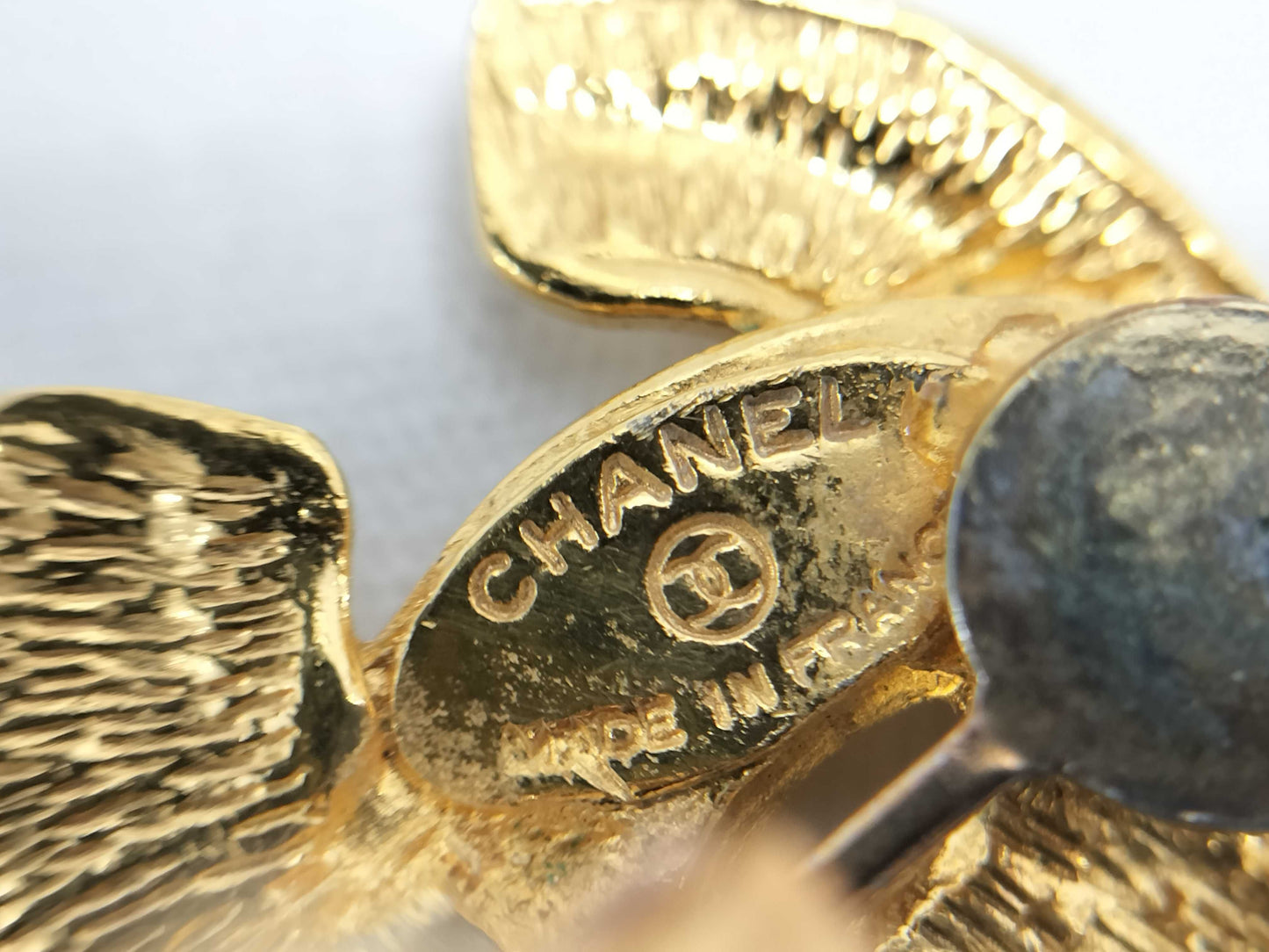 CHANEL Matelasse Coco Mark Earrings