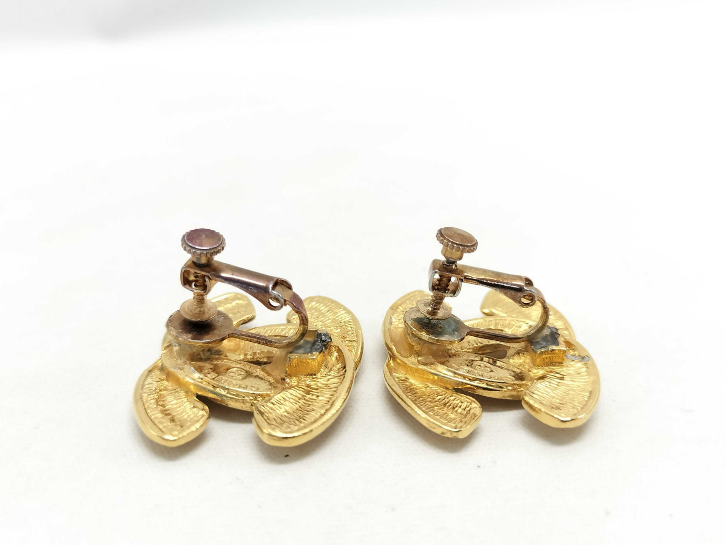 CHANEL Matelasse Coco Mark Earrings